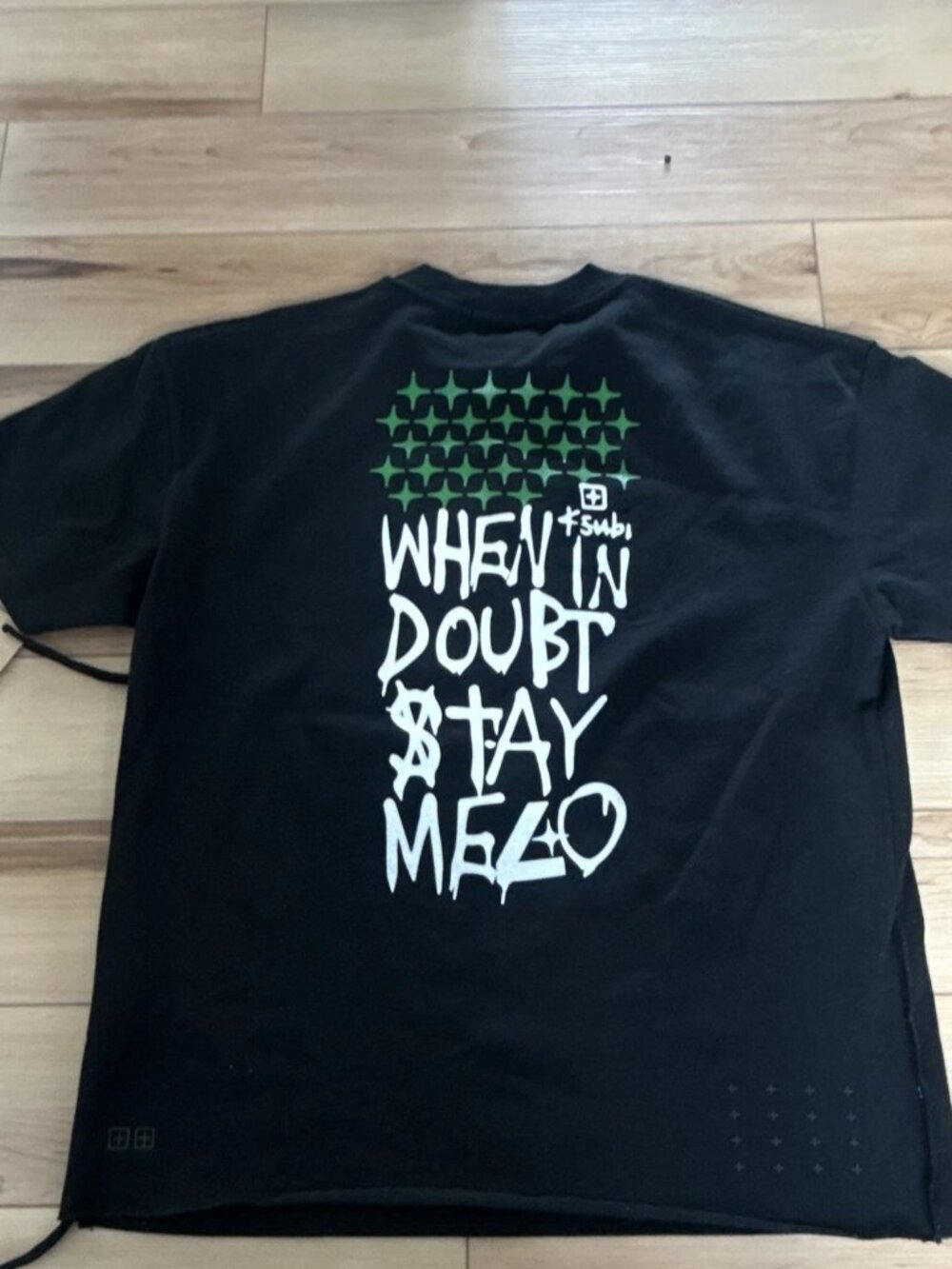 Ksubi x Stayme7o Ekcess SS Tee Men's Black XS Graphic Logo Tee
